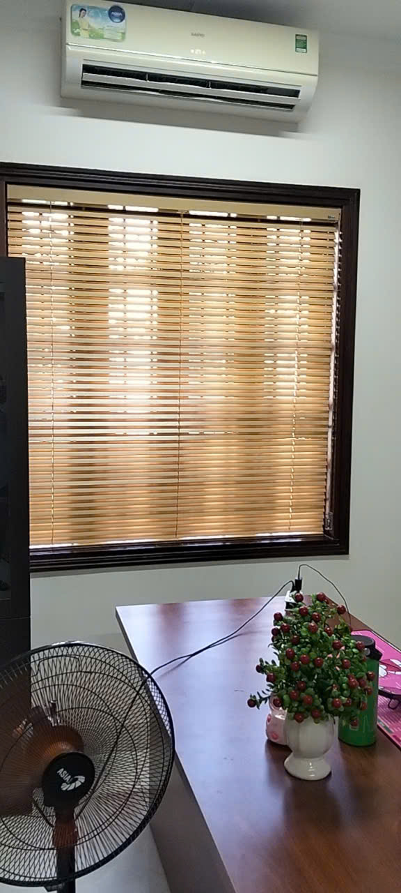 Màn sáo gỗ - nhựa giả gỗ